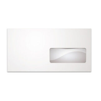 Typotrust Φάκελος Λευκός με Παράθυρο Δεξιά 115x230 (3006) (TYP3006)