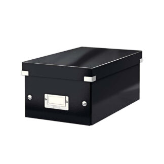 LEITZ Κουτί Αρχειοθέτησης με Καπάκι Μαύρο (60420095)