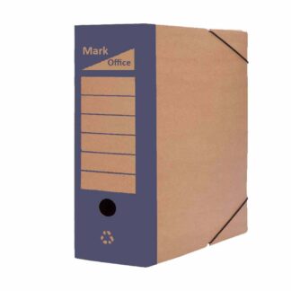 Officepoint Κουτί λάστιχο οικολογικό 26Χ36Χ12 κραφτ Μπλε (OP-F-23752) (OFPOP-F-23752)