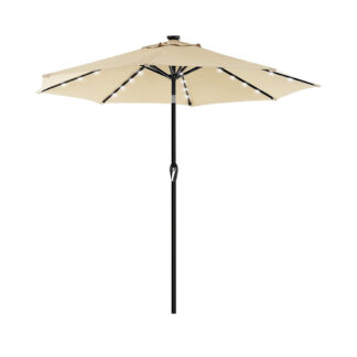 SONGMICS Ομπρέλα Δαπέδου Στρογγυλή 180 g/m² Beige (GPU040M01) (SNGGPU040M01)