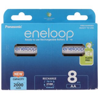 Panasonic Eneloop Επαναφορτιζόμενες Μπαταρίες AA Ni-MH 2000mAh 8τμχ (37833094) (PAN37833094)