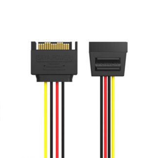 VENTION SATA 15-Pin Power Extension Cable 0.3M Black (KDABY) (VENKDABY)