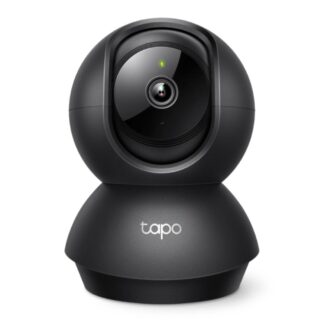 TP-LINK Pan/Tilt Home Security Wi-Fi Camera 2Κ Black (TAPO C211) (TPC211)
