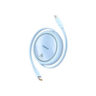 Baseus Retractable USB-C to Lightning Cable 20W Μπλε 1m (P10364501311-00) (BASP10364501311-00)