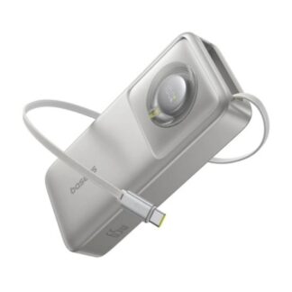 Baseus Powerbank OS Free2Pull 20000mAh 65W + cable szary (P10073700843-00) (BASP10073700843-00)