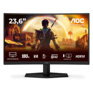 AOC C24G42E Curved FHD Gaming Monitor 24'' with Speakers (C24G42E) (AOCC24G42E)