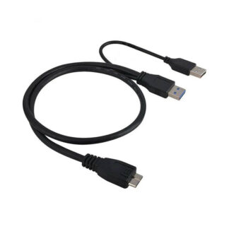 Καλώδιο USB 3.00 Male σε USB 3.0 Micro-B Male 1m Μαύρο