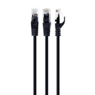 Cablexpert U/UTP Cat.6 Καλώδιο Δικτύου Ethernet 0.25m Μαύρο (PP6U-0.25M/BK) (GEMPP6U-0.25M-BK)