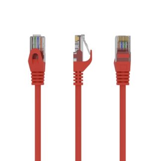 Cablexpert U/UTP Cat.6 Καλώδιο Δικτύου Ethernet 0.25m Κόκκινο (PP6U-0.25M/R) (GEMPP6U-0.25M-R)