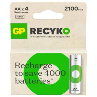 GP ReCyko 2100mAh rechargeable batteries AA / R6 Ni-MH (GPB20982)