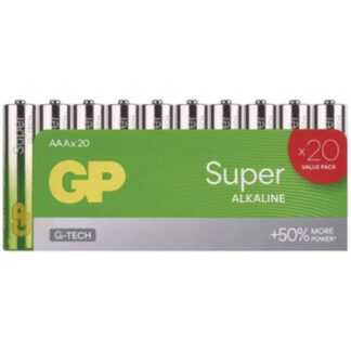 GP Super Alkaline G-TECH LR03 / AAA Alkaline Battery 20pcs (GPB20951)