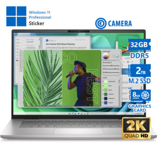 Dell Inspiron 7630 i7-13620Η/16``QHD 2.5k/32GB DDR5/2TB M.2 SSD/No ODD/GeForce RTX 4060 MAX-Q (8GB)/