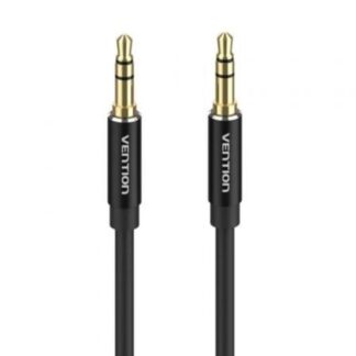 VENTION 3.5mm Male to Male Audio Cable 0.5M Black Aluminum Alloy Type (BAXBD) (VENBAXBD)