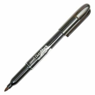 Staples Duramark Permanent Marker Black 1.5 3 Mm Round (50649) (STP50649)