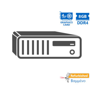 OEM SFF Xeon E3-1230v6(4-Cores)/8GB DDR4/500GB/Nvidia 4GB/DVD/Grade A+ Workstation Refurbished PC