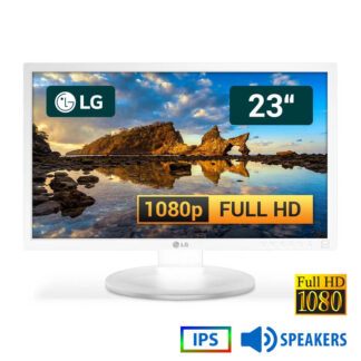Used (A-) Monitor 23MB35PYI IPS LED/LG /23"FHD/1920x1080/Wide/White/w/Speakers/Grade A-/D-SUB & DVI-