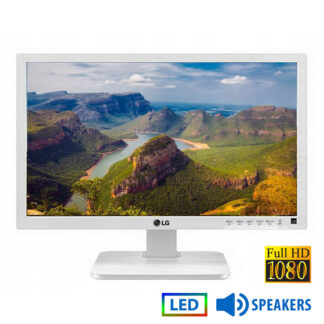 Used (A-) Monitor 24MB37PM LED/LG/24"FHD/1920x1080/Wide/White/w/Speakers/Grade A-/D-SUB & DVI-D