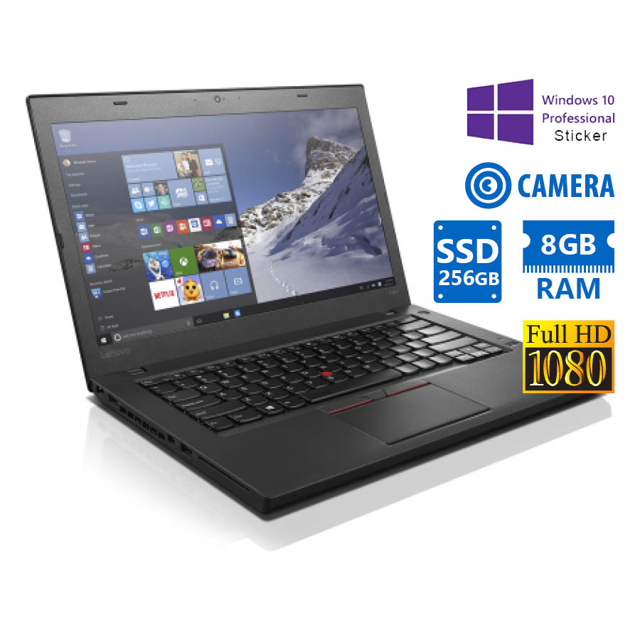 Lenovo ThinkPad T460 i5-6300U/14"FHD/8GB DDR3/256GB SSD/No ODD/Camera/10P Grade A Refurbished Laptop - Image 2