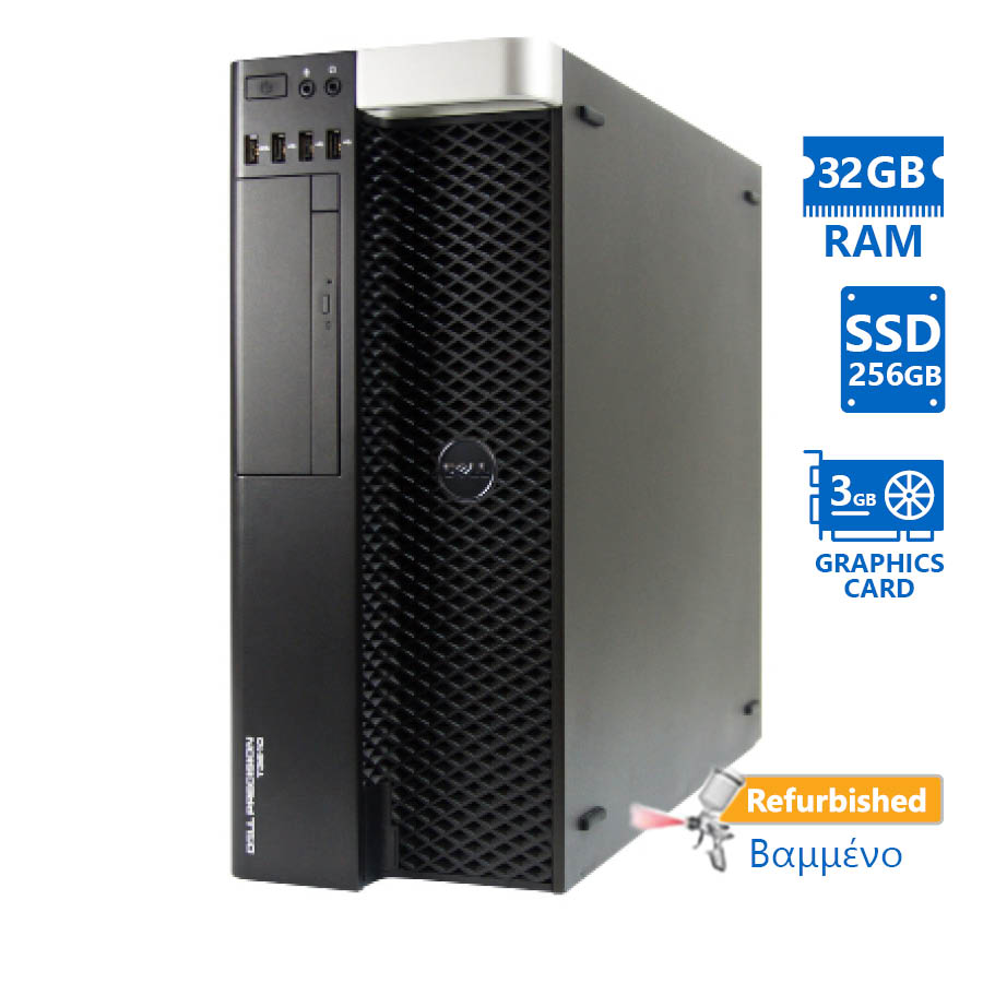Dell T3610 Tower Xeon E5-1620v2(4-Cores)/32GB DDR3/256GB SSD/Nvidia 3GB/DVD/8P Grade A+ Workstation - Image 2
