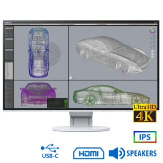 Used (A-) Monitor FlexScan EV2785 IPS/Eizo/27``Ultra HD 4k/3840x2160/Wide/White/w/Speakers/Grade A-/