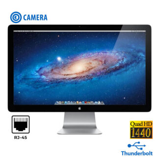 Used Monitor Thunderbolt Display A1407 IPS/Apple/27``QHD/2560x1440/Silver/Camera/Thunderbolt & LAN &