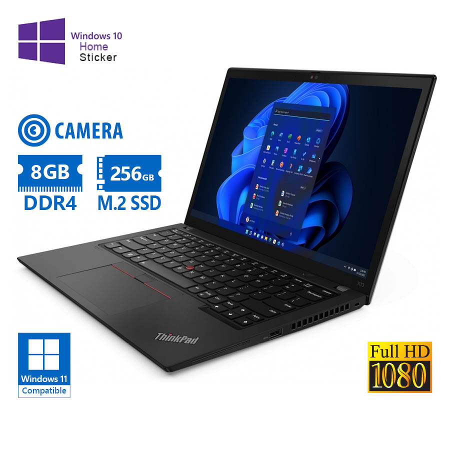 Lenovo (A-) ThinkPad X13 Gen 1 i5-10310U/13.3``FHD/8GB DDR4/256GB M.2 SSD/No ODD/Camera/10H Grade A-