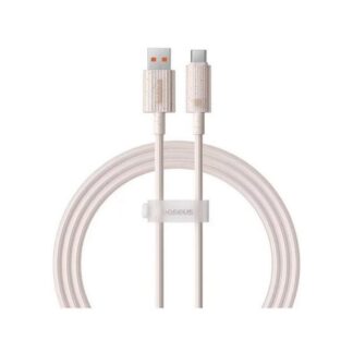 Baseus Καλώδιο Γρήγορης Φόρτισης USBσεUSB-C Habitat Series 100W 1m Ροζ (P10360203421-00) (BASP10360203421-00)