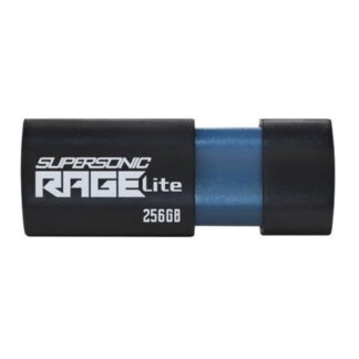 Patriot Supersonic Rage Lite 256 GB Black/Blue USB-A 3.2 Gen 1 (PEF256GRLB32U) (PATRPEF256GRLB32U)