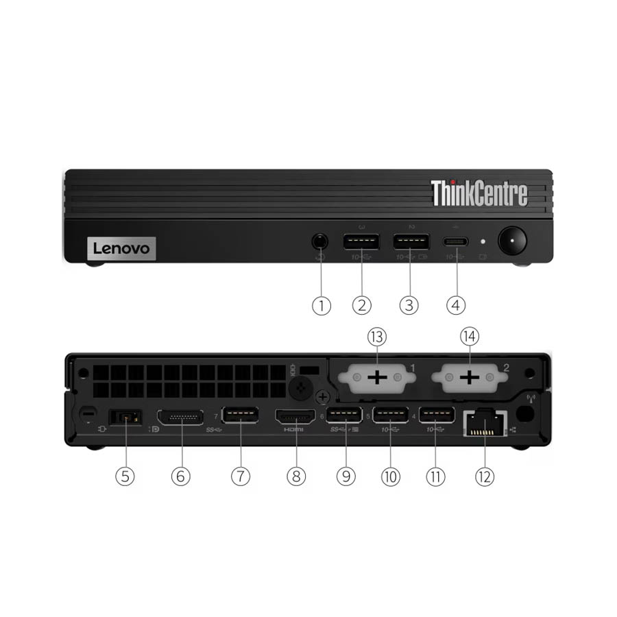 Lenovo ThinkCentre M80q Tiny i5-10500T/16GB DDR4/256GB M.2 SSD/No ODD/10P Grade A Refurbished PC - Image 5
