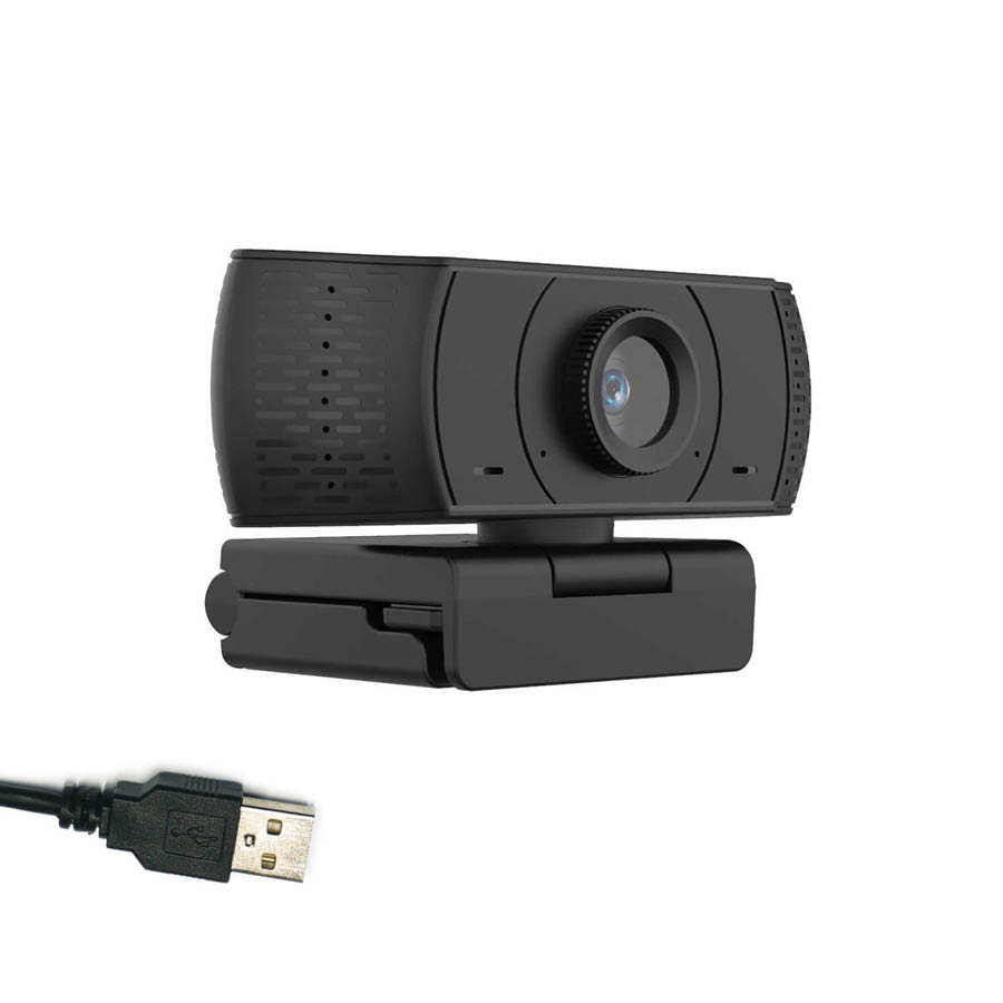 USB Webcam HD w/microphone1080P Well 102BK-WL - Image 2