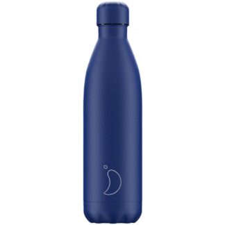 Chilly's Monochrome Μπουκάλι Θερμός Ανοξείδωτο BPA Free 750ml Blue All Matte (207277) (CHI207277)