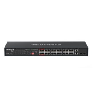 Mercusys 28-Port Gigabit Rackmount Switch with 24-Port PoE+ (MS128GP) (MERMS128GP)
