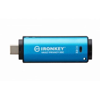 Kingston 32GB IronKey Vault Privacy 50C AES-256 FIPS-19 (IKVP50C/32GB) (KINIKVP50C-32GB)