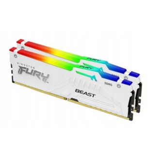 Kingston DDR5 Fury Beast Whi RGB 32GB/5600 CL4 (KF556C40BWAK2-32) (KINKF556C40BWAK2-32)