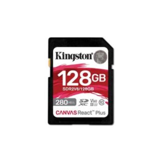 Kingston SD 128GB React Plus 280/100/MB/s U3 V60 (SDR2V6/128GB) (KINSDR2V6-128GB)