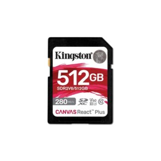 Kingston SD 512GB React Plus 280/150/MB/s U3 V60 (SDR2V6/512GB) (KINSDR2V6-512GB)