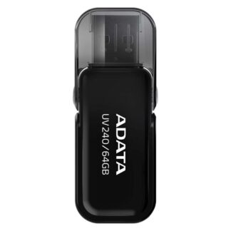 Adata UV240 USB flash drive 64 GB USB Type-A 2.0 Black (AUV240-64G-RBK) (ADAAUV240-64G-RBK)