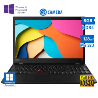 Lenovo (A-) ThinkPad L590 i5-8265U/15.6``FHD/8GB DDR4/128GB M.2 SSD/No ODD/Camera/10P Grade A- Refur