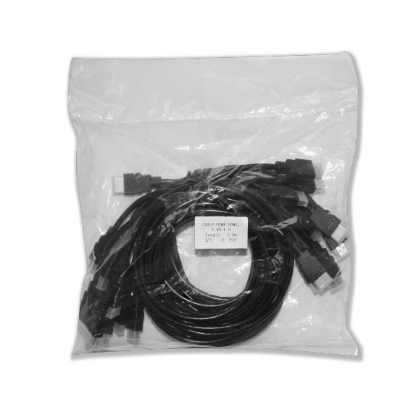 Καλώδιο Hdmi Well Μ/Μ 1,5m 1.4V συσκ. 10τεμ CABLE-HDMI/HDMI/1.4B-1.5 - Image 2