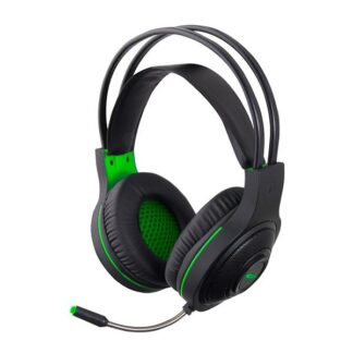 Thunderbird Ακουστικό με μικρόφωνο gaming w/Led μαύρο/πράσινο EGH430