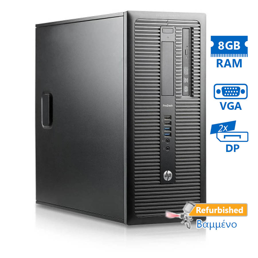 HP 600G1 Tower i5-4670/8GB DDR3/500GB/DVD/8H Grade A+ Refurbished PC - Image 2