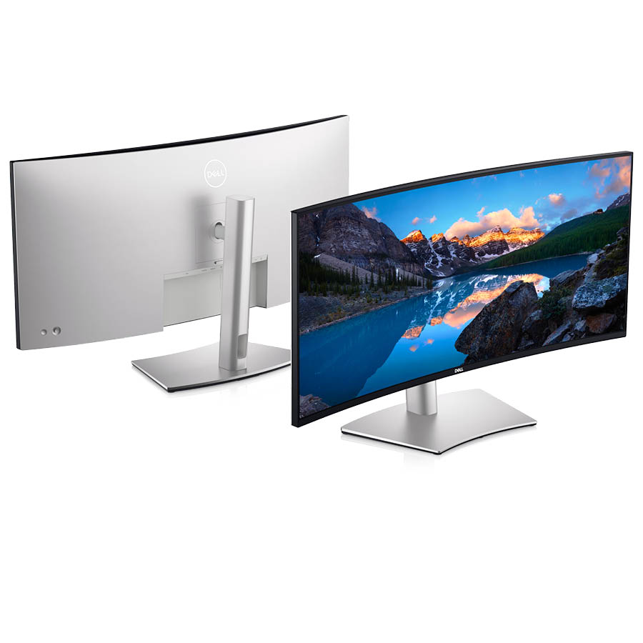 Used Monitor UltraSharp U3821DW Curved/Dell/38”UW-QHD/3840x1600/Silver/Black/w/Speakers/DP & 2xHDMI - Image 4