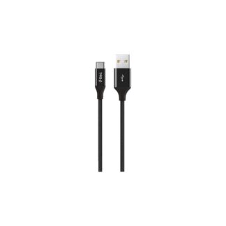 ttec AlumiCable Type C 2.0 Charge/Data CableBlack (2DK18S) (TTEC2DK18S)