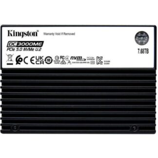 Kingston 7.68TB DC3000ME U.2 PCIe 5.0 NVMe TCG Opal Enterprise SSD (SEDC3000ME/7T6) (KINSEDC3000ME-7T6)