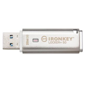 Kingston 256GB IronKey Locker+50 AES Encrypted USBtoClou (IKLP50/256GB) (KINIKLP50-256GB)