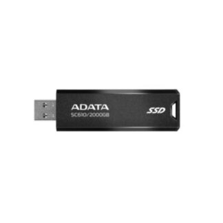 Adata SC610 USB flash drive 2 TB USB Type-A 3.2 Gen 2 (3.1 Gen 2) Black (SC610-2000G-CBK/RD) (ADASC610-2000G-CBK-RD)