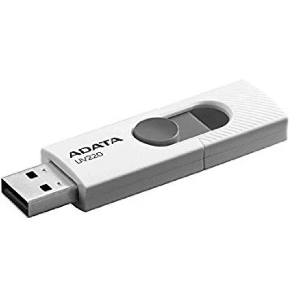 Adata UV220 USB flash drive 32 GB USB Type-A 2.0 Grey White (AUV220-32G-RWHGY) (ADAAUV220-32G-RWHGY)