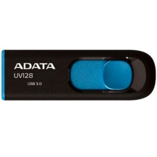 Adata DashDrive UV128 128GB USB flash drive USB Type-A 3.2 Gen 1 (3.1 Gen 1) Black Blue (AUV128-128G-RBE) (ADAAUV128-128G-RBE)