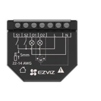 Ezviz T36WM Smart Relay for Lighting Control and Motor (304800351) (EZVCS-T36)