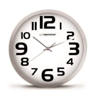 Esperanza Wall Clock Zurich  White (EHC013W) (ESPEHC013W)
